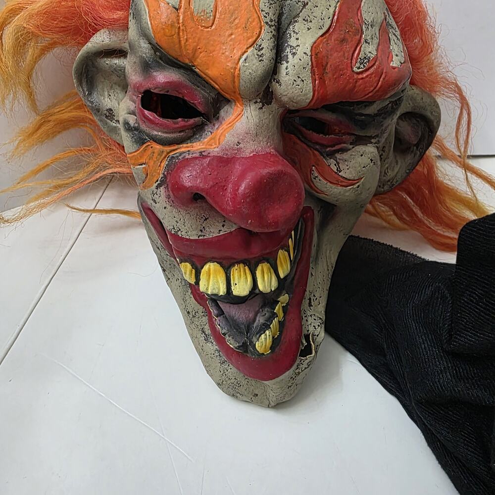 Lot of 3 Halloween Horror Masks Evil Clown Vampire Skull Monster Scary Costume - Picture 2 of 10